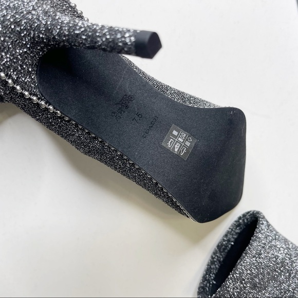 COACH WHITNY LUREX BOOTIE - Picture 5 of 7